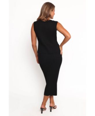 Women's Richelle Ribbed Knit Skirt Set