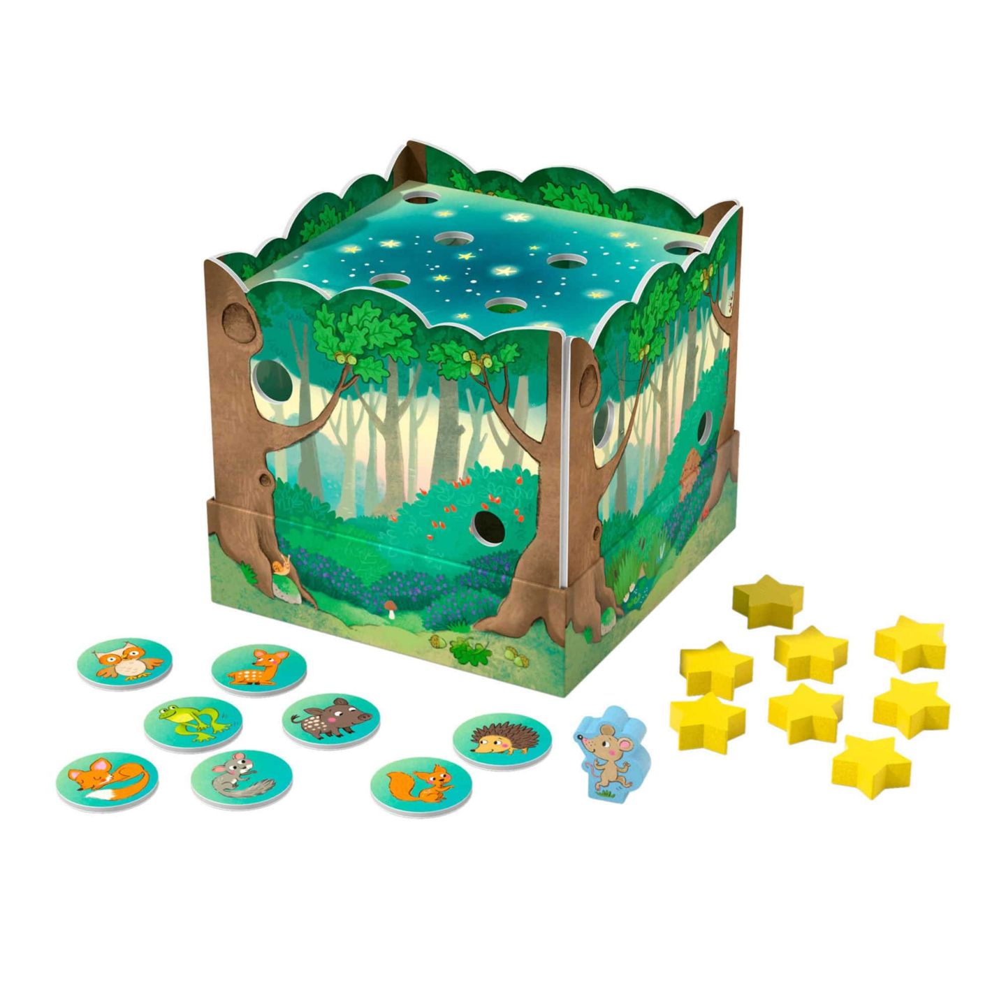 Детская настольная игра Haba Forest Friends 3D Matching & Memory Board Game, Ages 2+, цвет: Mutli — фото 8