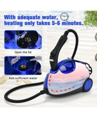 2000W Heavy Duty Multi-Purpose Steam Cleaner Mop with Detachable Handheld Unit