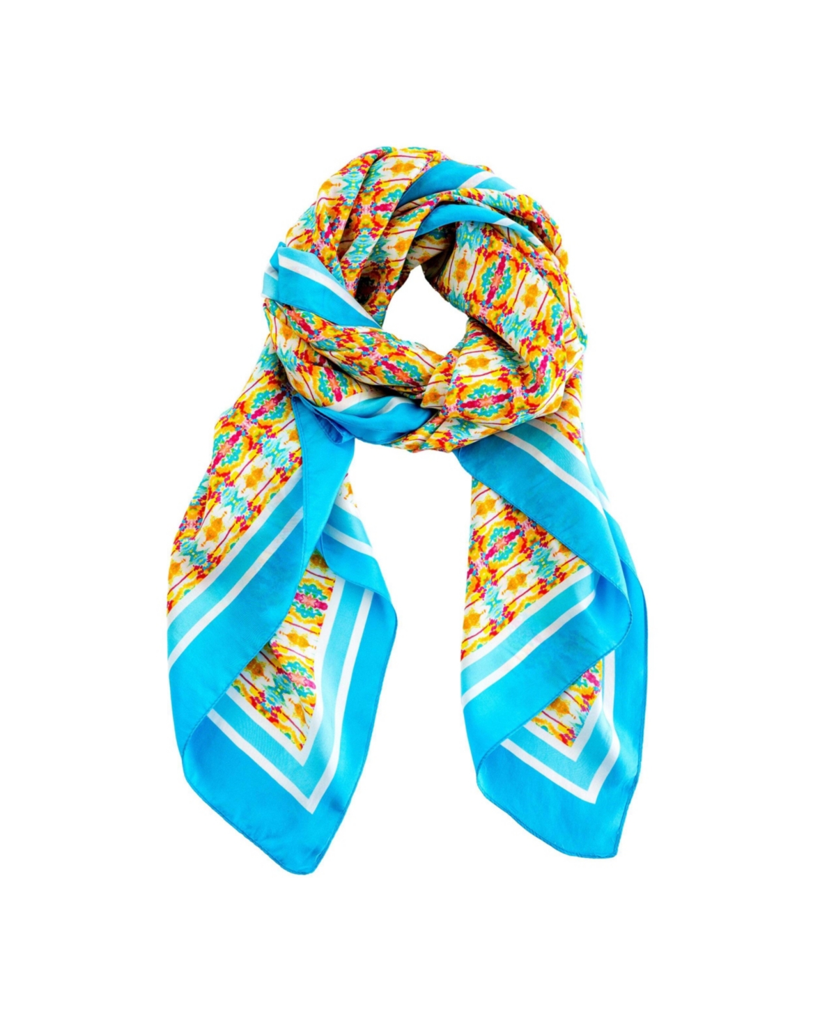 Silk Scarf/Wrap/Sarong - Orange turtle