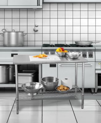Stainless Steel Top NSF-Certified Worktable