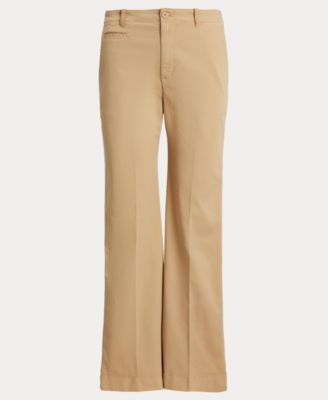 Women's Stretch Cotton Chino Flare Pants