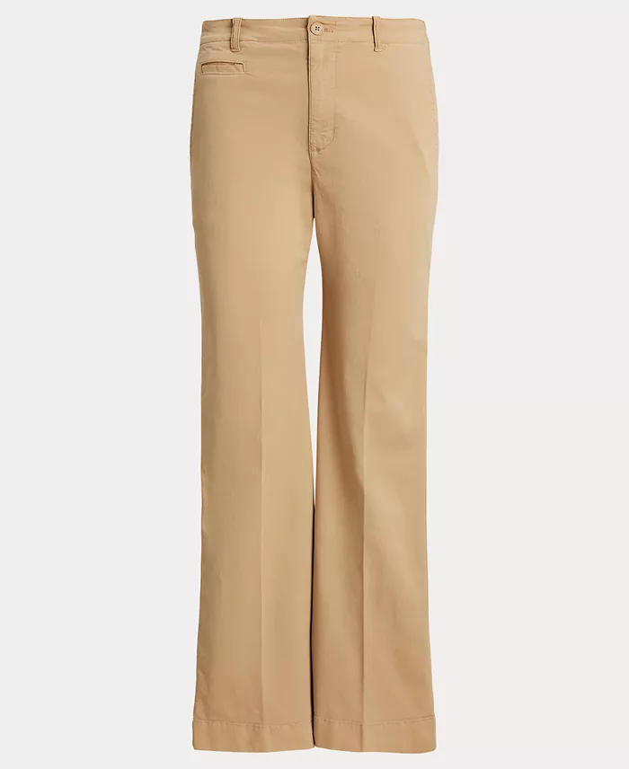 Women's Stretch Cotton Chino Flare Pants - thumbnail 5