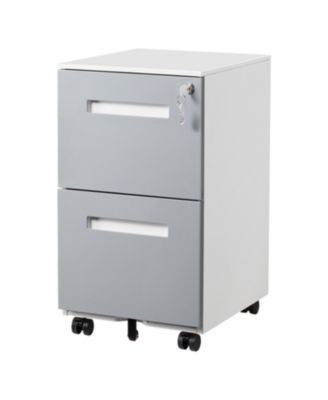 Mobile Locking File Metal Cabinet with 5 Wheels