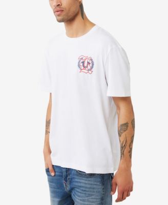 True Religion Mens Short Sleeve World Tour T-Shirt 8390₽