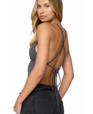 Женский топ Tilla с открытой спиной и воротником-хомутом от Edikted