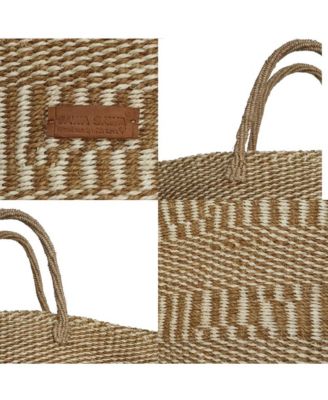 Life Handmade Sisal Tote Bag Beach Sustainable Straw Basket