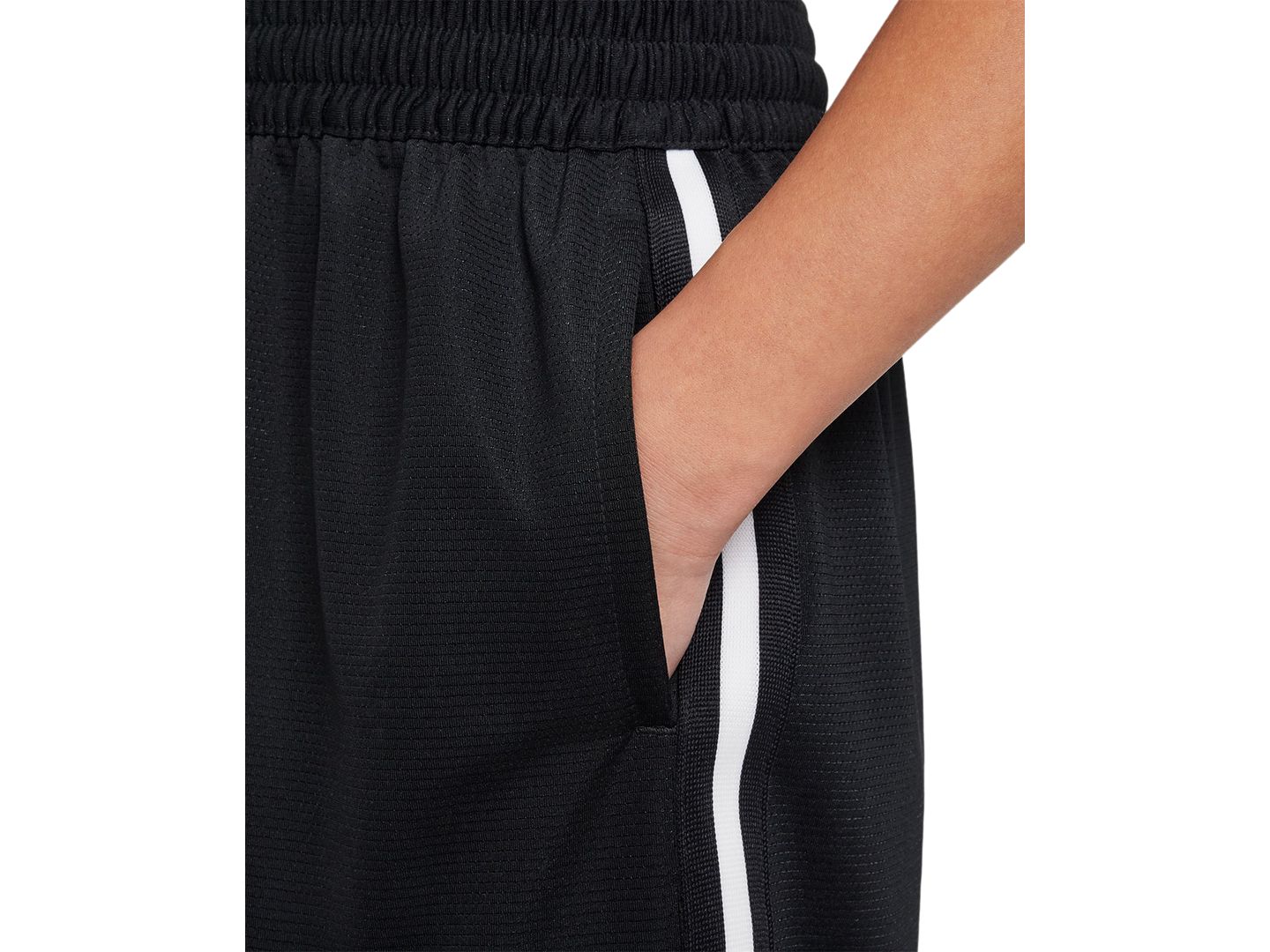 Шорты Nike Dri-FIT DNA Basketball Shorts для мальчиков, цвет: Чёрный / Белый — фото 5
