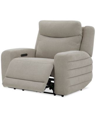 Kristyan Fabric Power Recliner with Power Headrest with Zero Wall & Heat Massage, Exclusively at Macy's