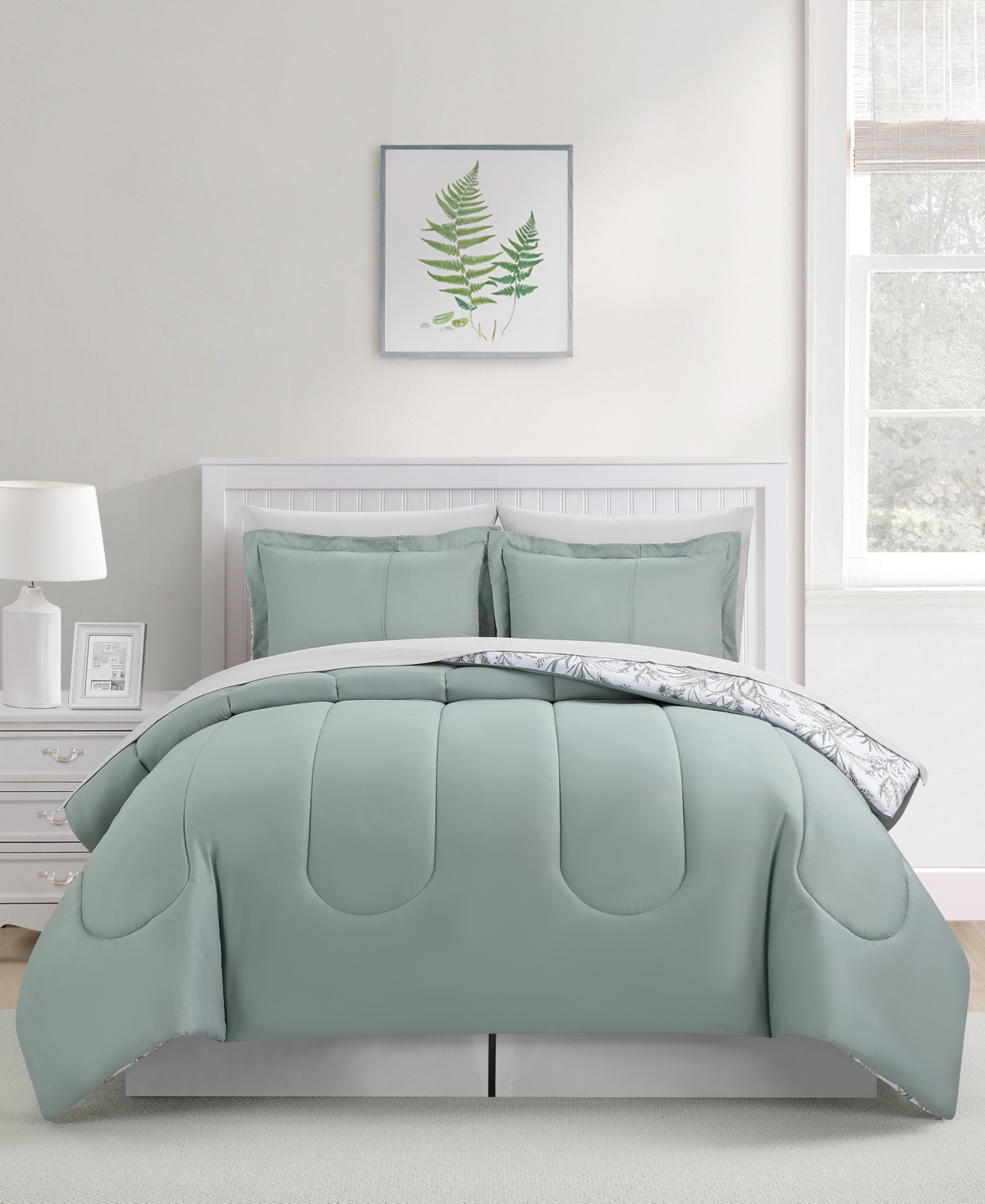 Sunham Naples Floral 8-pc. Comforter Sets