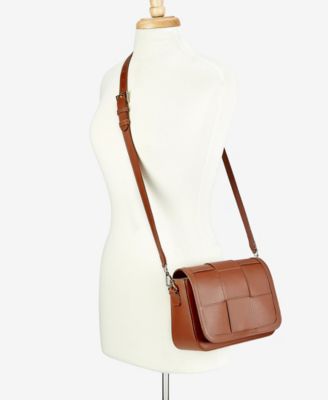 Lily Handwoven Calfskin Leather Crossbody Bag