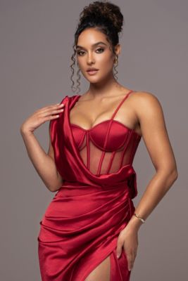 Women's Anastacia Drape Maxi Dress