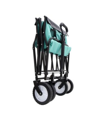 Collapsible Utility Wagon Cart - All-Terrain, 360lb, Green