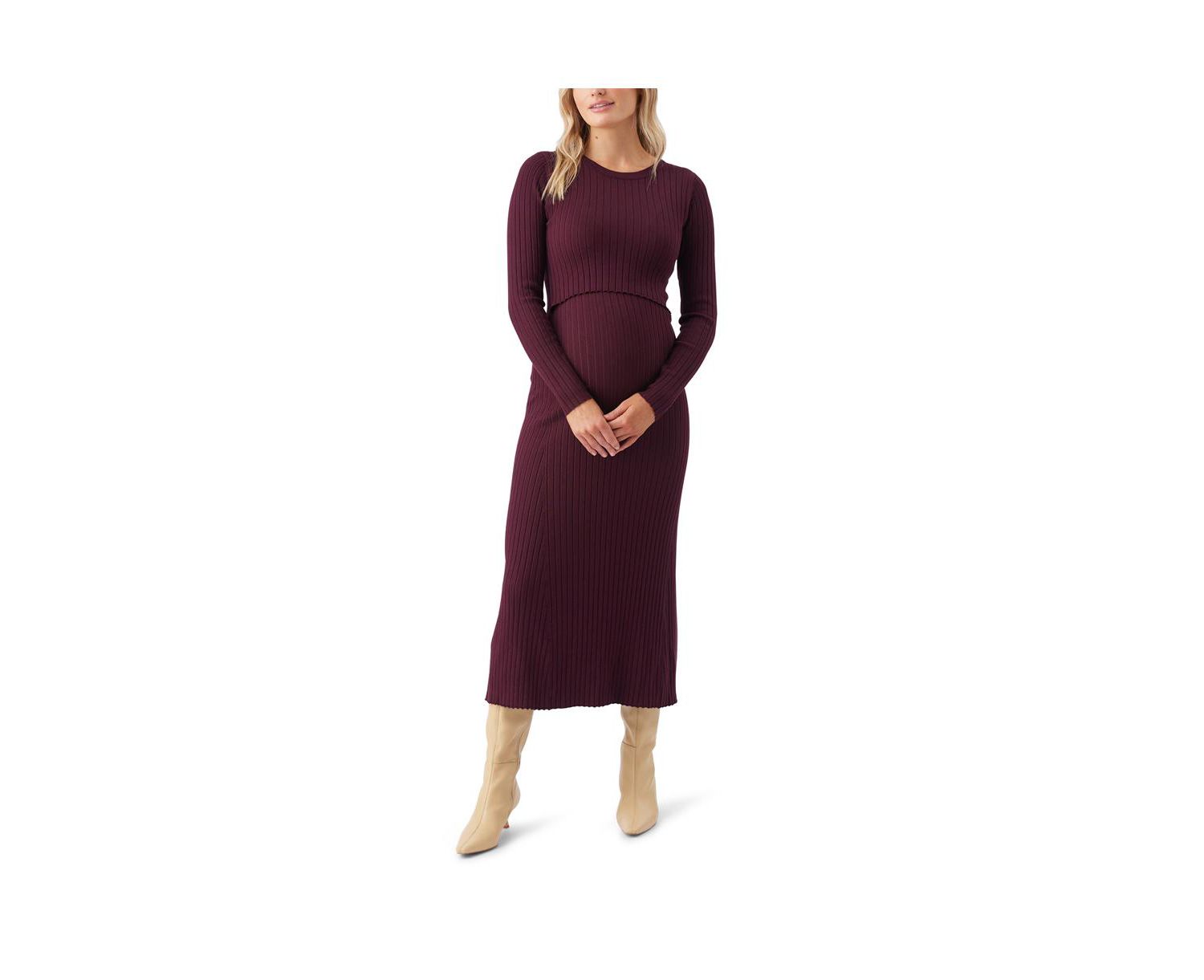 Maternity Eden Knit Nursing Dress