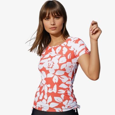 Women's UPF 50+ Short Sleeve Adele Swim Top