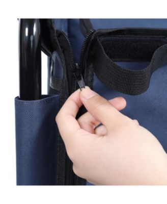 3-in-1 Folding Wagon Cart - 500lb, All-Terrain, Dark Blue