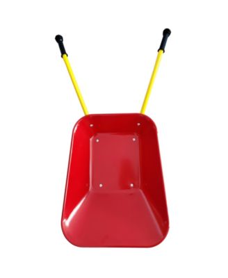 Red Metal Garden Trolley