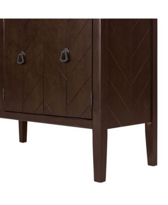 Sideboard with Adjustable Shelf, Handles & Legs