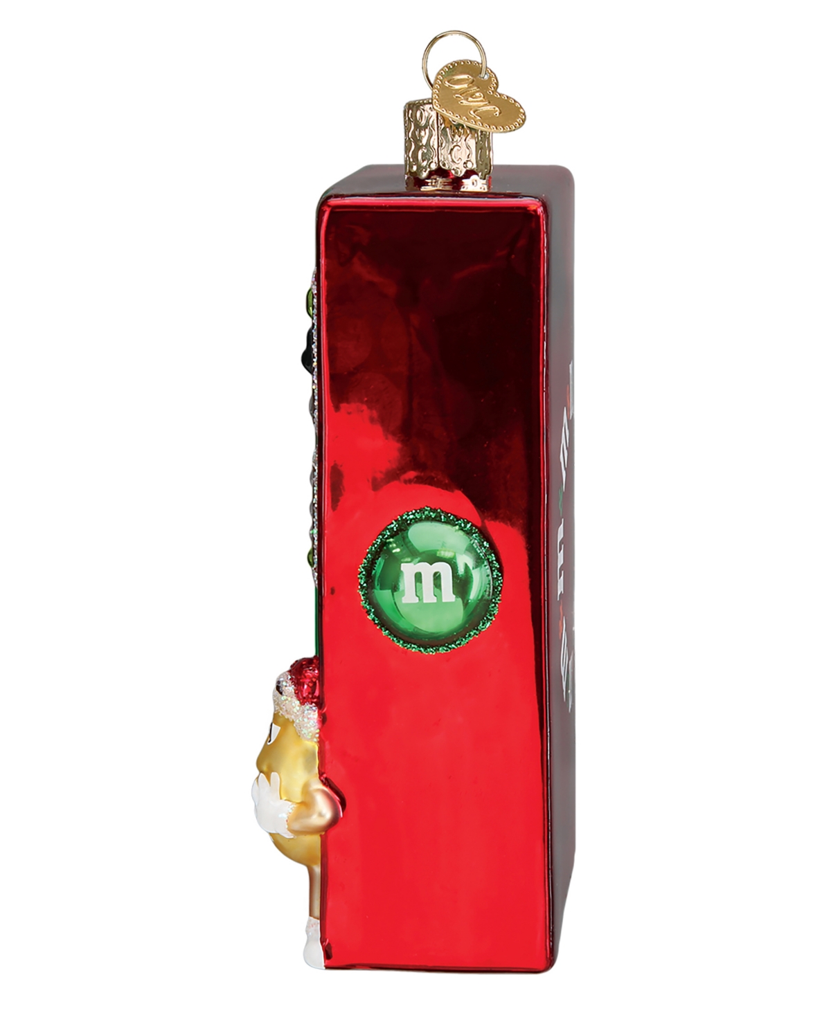 Old World Christmas 4.75" Mars Wrigley Candies M&m's Vending Machine Ornament In Multi