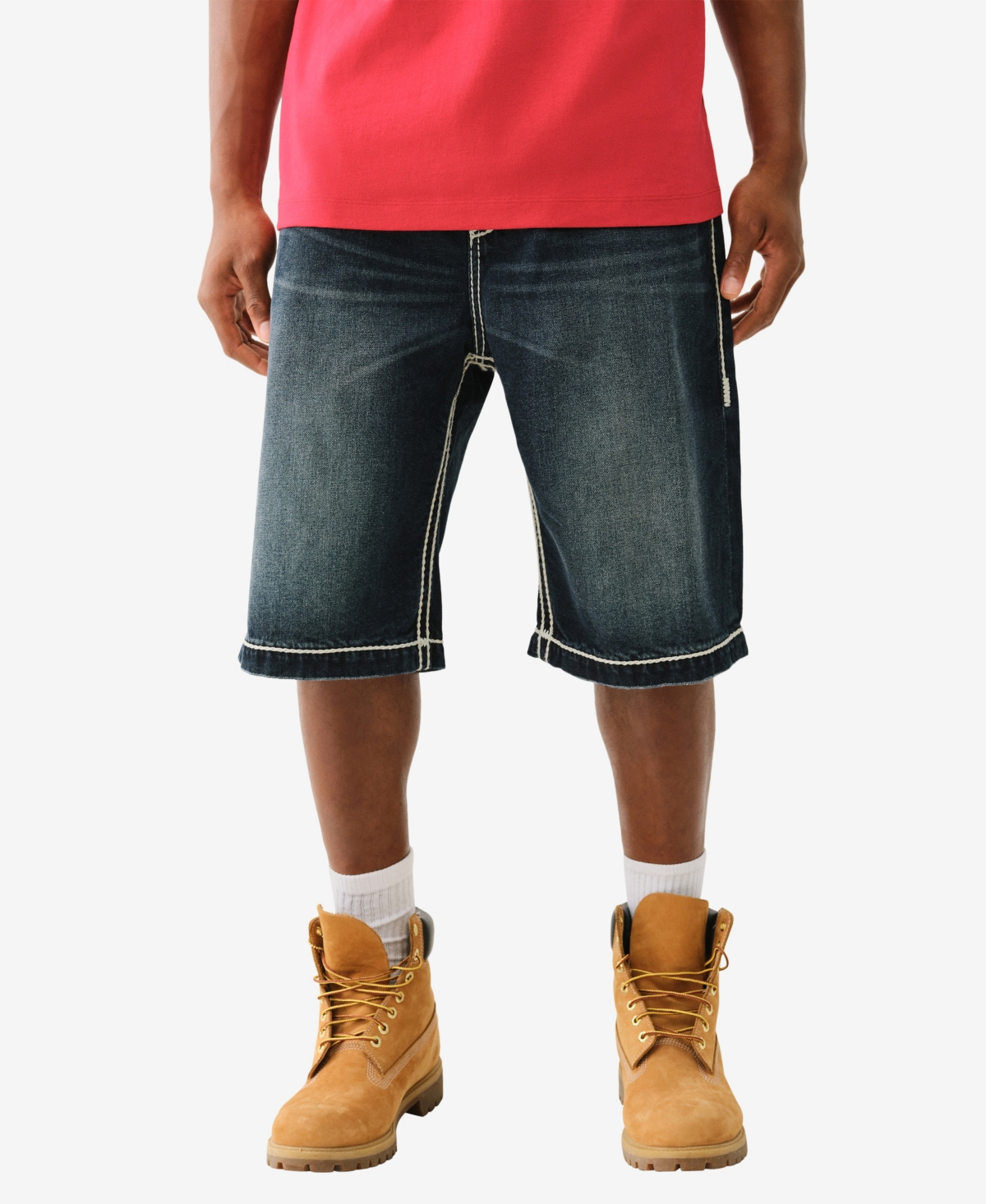 True Religion Men's Vinny Rope Stitch Shorts