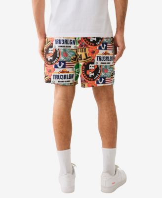 Мужские шорты-борд с логотипом True Religion