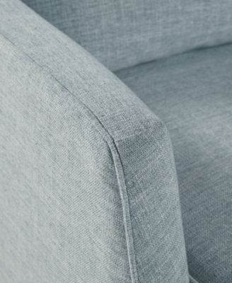 28" Fabric London Skirted Swivel Chair