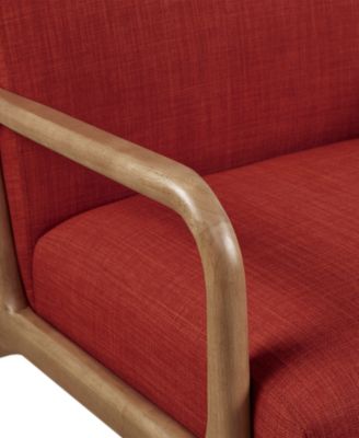 28" Novak Spice Fabric Lounge Chair