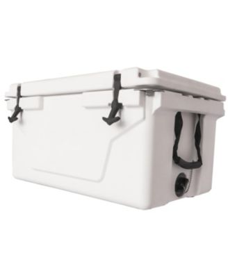 White 65QT Cooler Box - Camping, Fishing, Outdoor