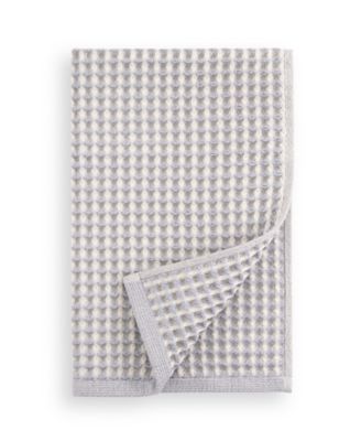 Yarn Dyed Waffle Unbleached Cotton Bath Towel Set