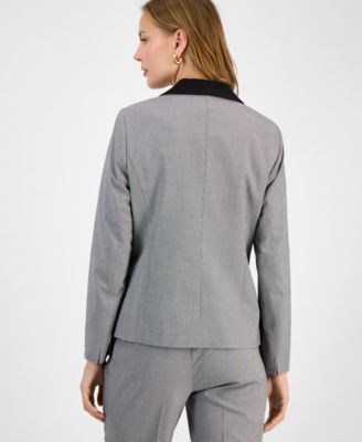 Women's Framed Single-Button Blazer, Regular & Petite