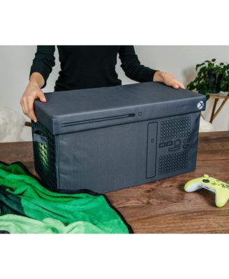 Xbox Series X Logo Storage Bin Chest Organizer with Lid | 24 x 12 Inches