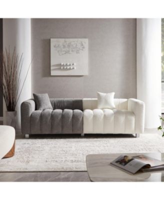 Streamdale Premium Velvet Sofa 3-Seater Loveseat with Metal Legs