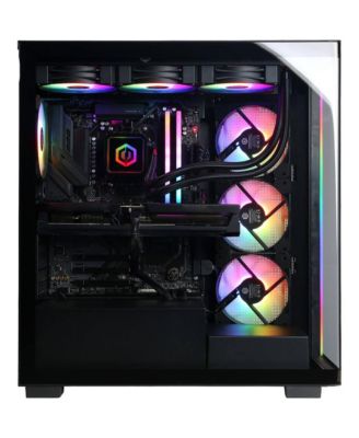 Gamer Supreme Liquid Cool Gaming Desktop Ryzen 7 9800X3D 32GB RAM NVIDIA GeForce RTX 5070 Ti 2TB SSD Storage - Black