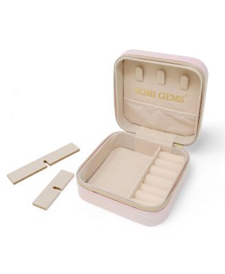 Girls Mermaid Seashell Pearl Jewelry Box, Hot Pink