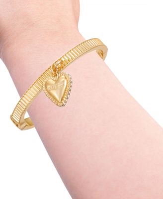 Браслет GUESS с золотым сердечком-оберегом GUESS