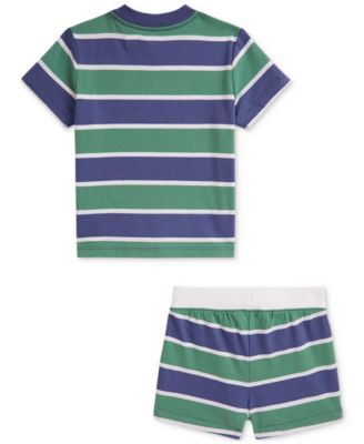 Baby Boys Polo Bear Tee & Shorts Set