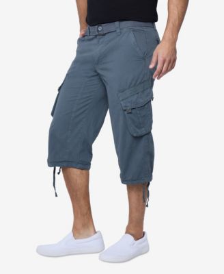X RAY Big & Tall XRAY Belted Below Knee Long Cargo Shorts