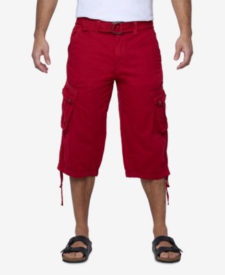 XRAY Big & Tall Belted Below Knee Long Cargo Shorts