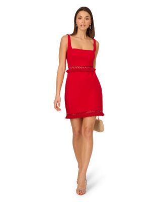 Women's Square-Neck Sheath Dress