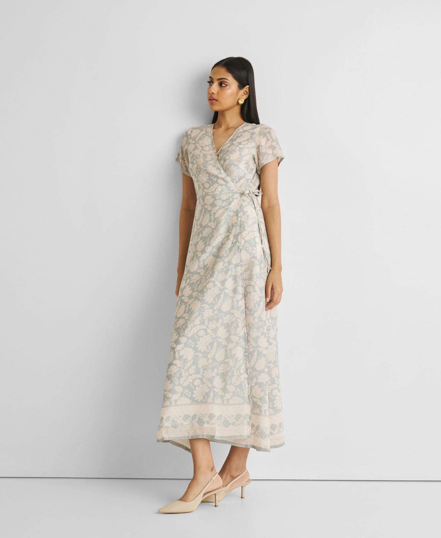 Women's Maxi Wrap Dress