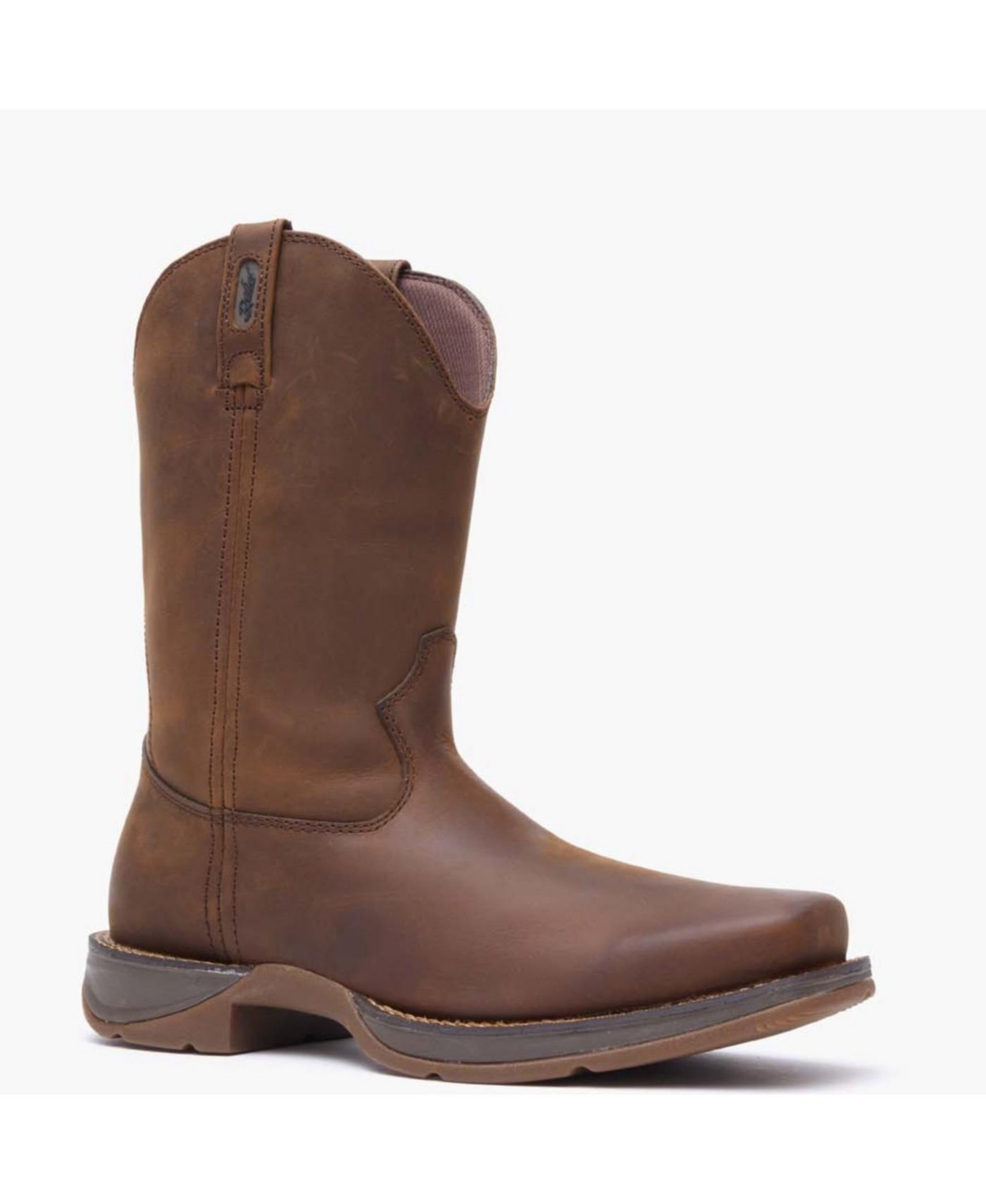 Men's Rebel by Brown Pull-On Western Boot - Dark Brown