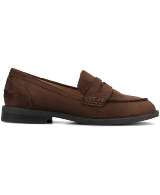 Women's Brooks Block Heel Penny Loafers
