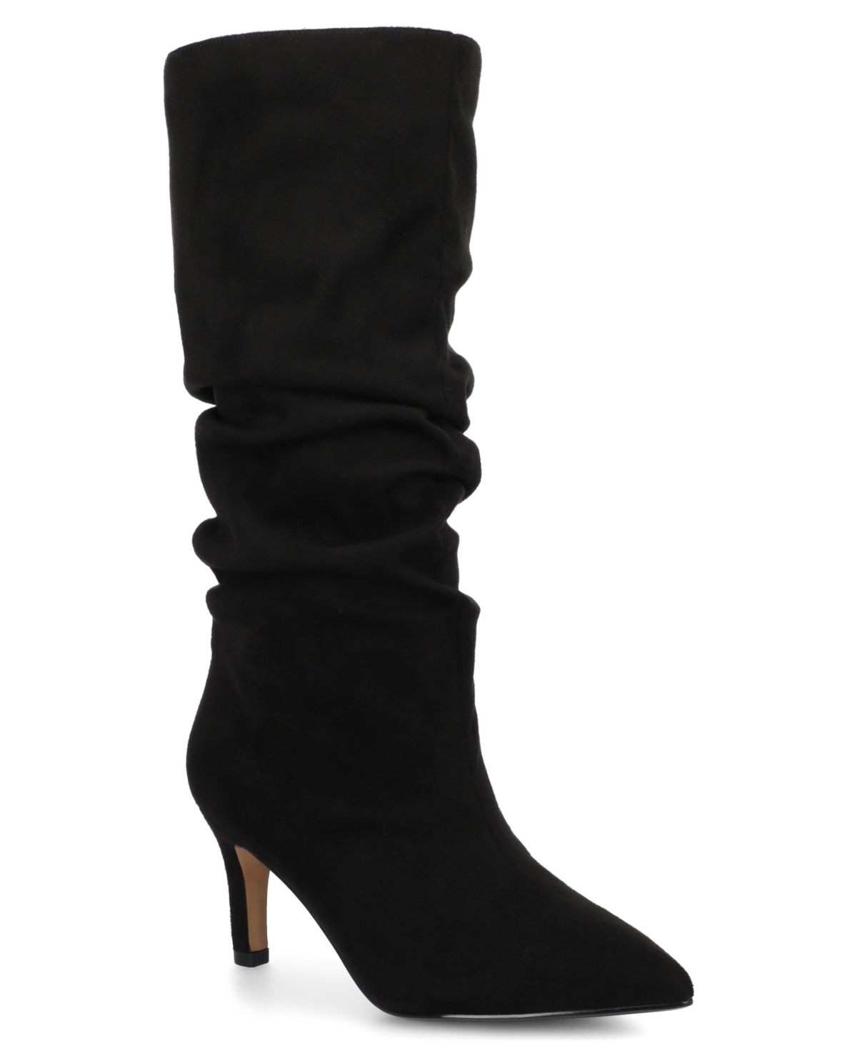 Journee Collection Women's Sonnet Pointed Toe Slouchy Dress Boots