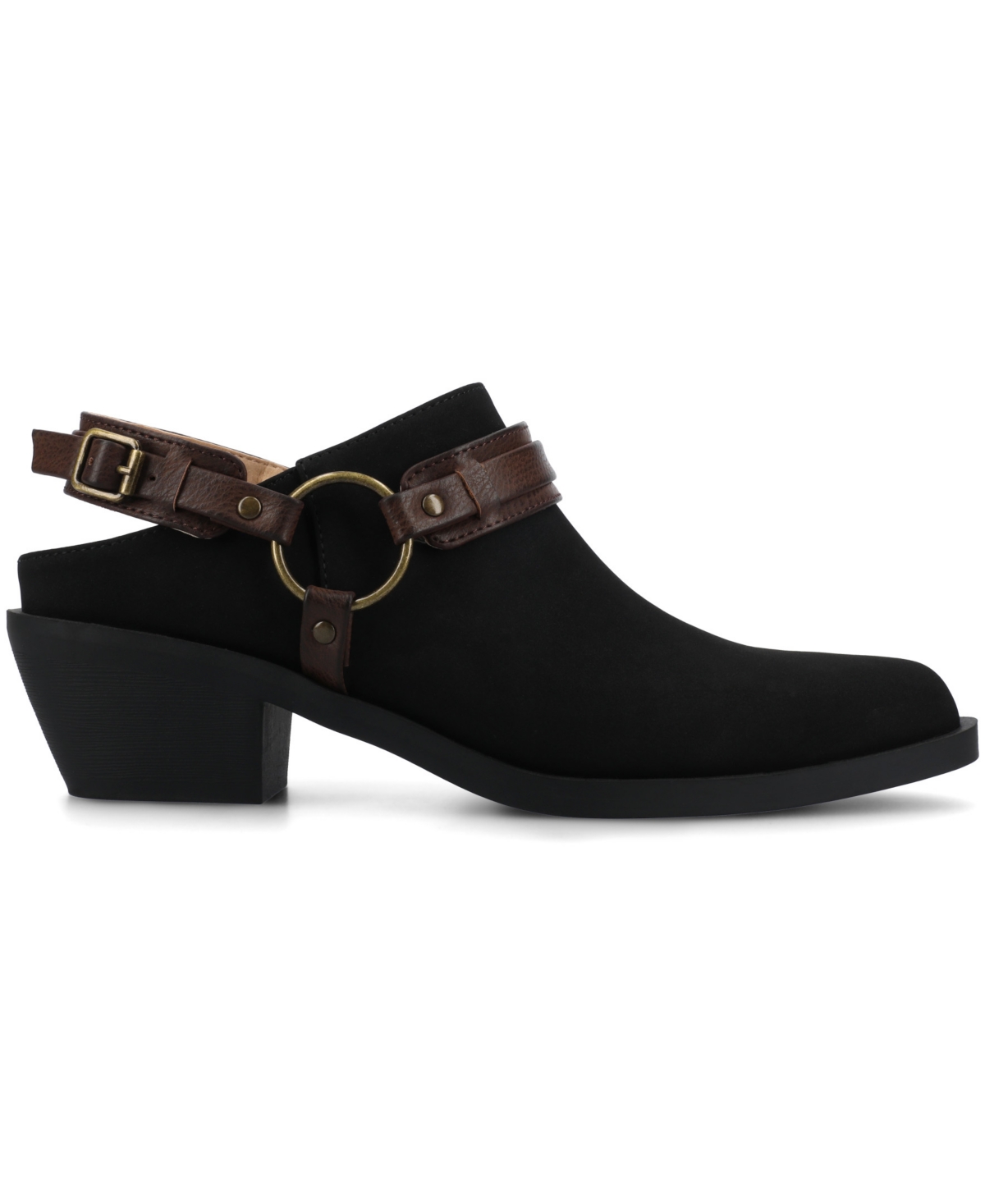 Journee Collection Journee Women's Urbana Casual Strappy Mules In Black