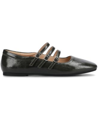 Women's Darlin Multi Strap Mary Jane Square Toe Flats