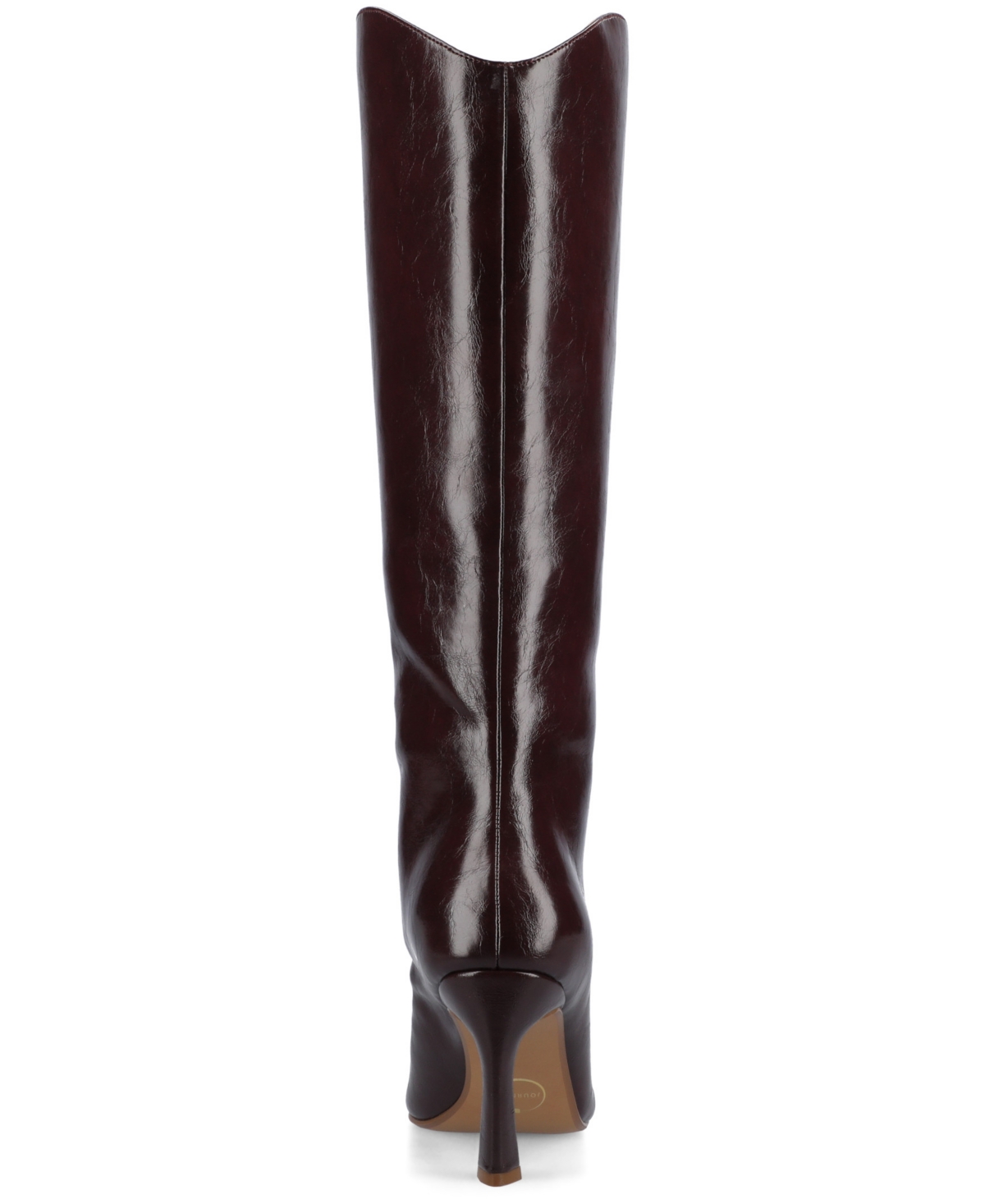 Journee Collection Women's Rehela Pointed Toe Stiletto Knee High Dress Boots In Purple