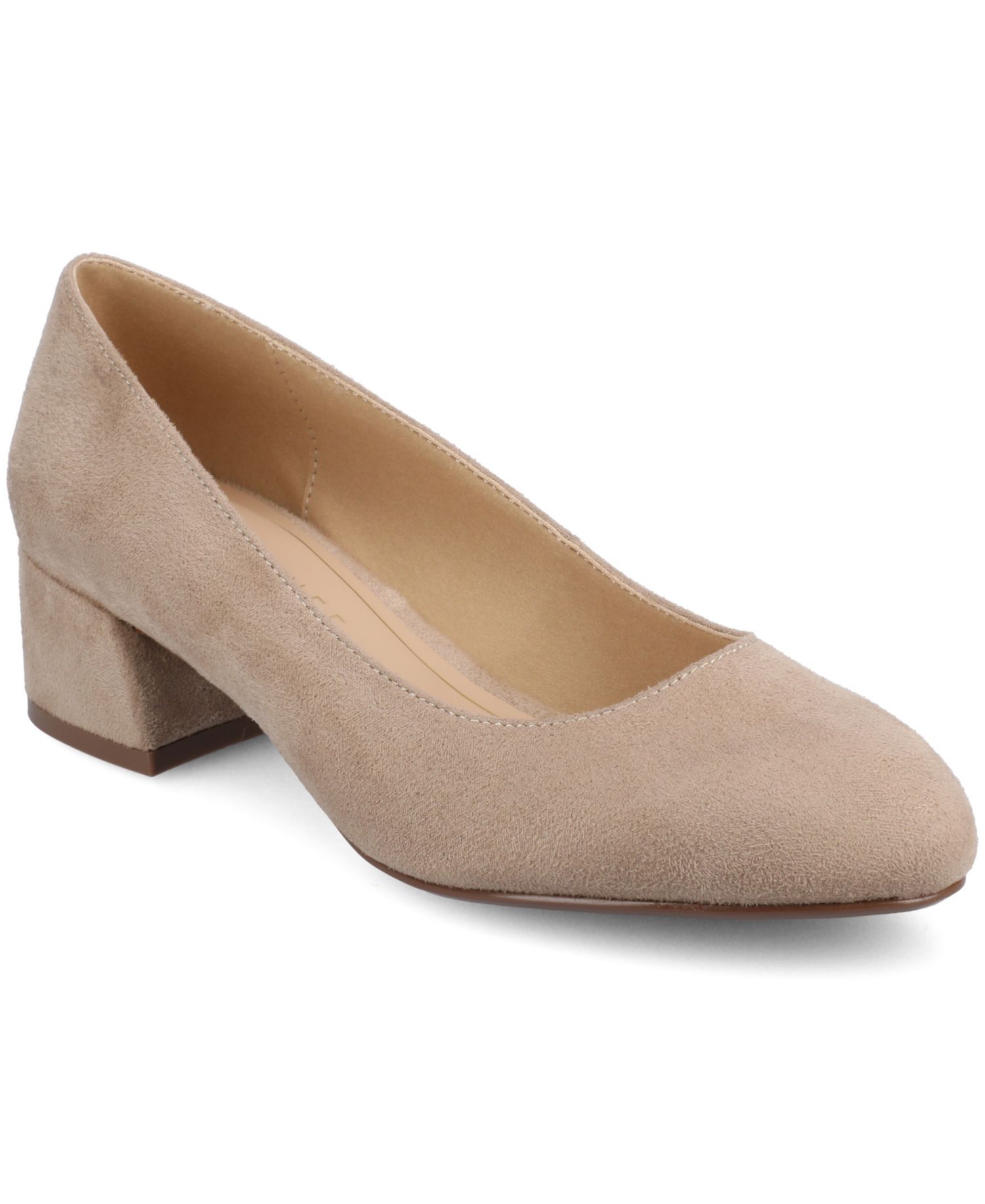 Women's Saarii Round Toe Block Heel Pumps