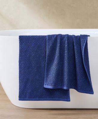 Maze Solid Texture Cotton Hand Towel, 30" x 20"