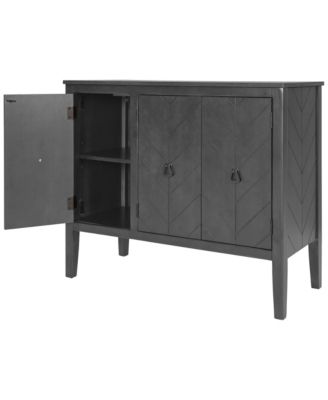 Sideboard with Adjustable Shelf, Handles & Legs