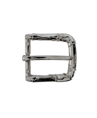 Men's 35mm Italian Rippled Textured Solid Brass Harness Belt Buckle